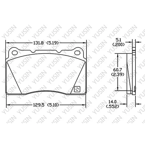 D1001 Front Brake Pad