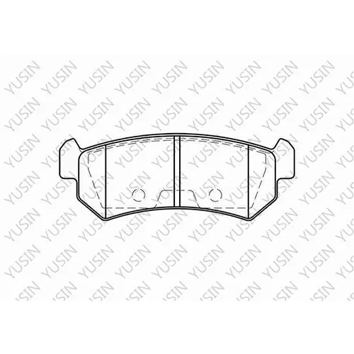 D1036 Rear Brake Pad