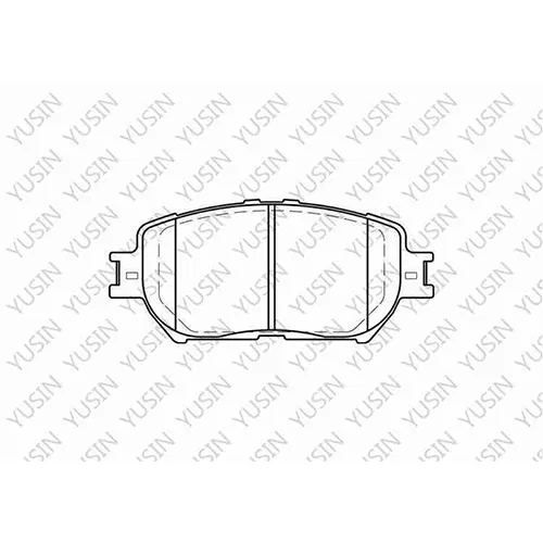 D1052 Front Brake Pad