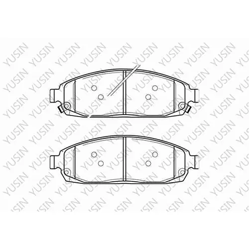 D1080 Front Brake Pad