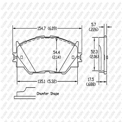 D1178 Front Brake Pad