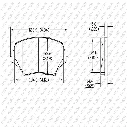 D1179 Front Brake Pad