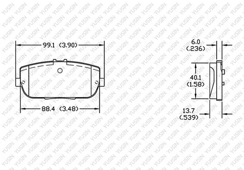 D1180 Front Brake Pad