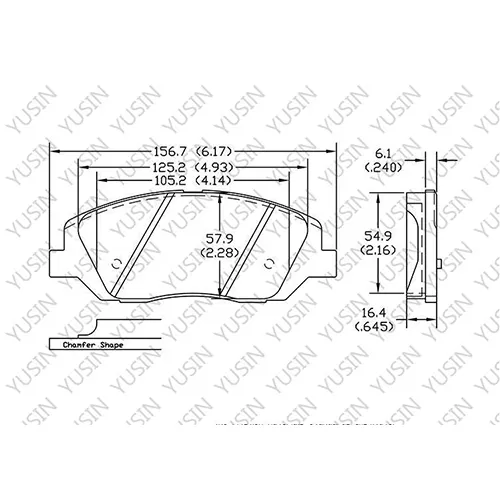 D1202 Front Brake Pad