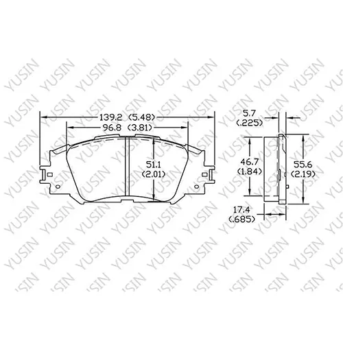 D1210 Front Brake Pad