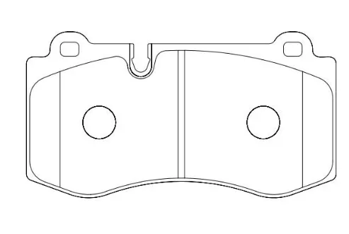 D1223 Front Brake Pad