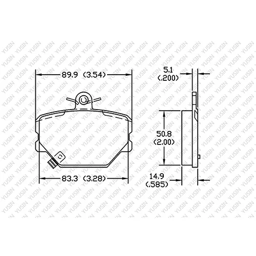 D1252 Front Brake Pad