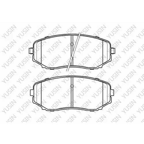 D1258 Front Brake Pad