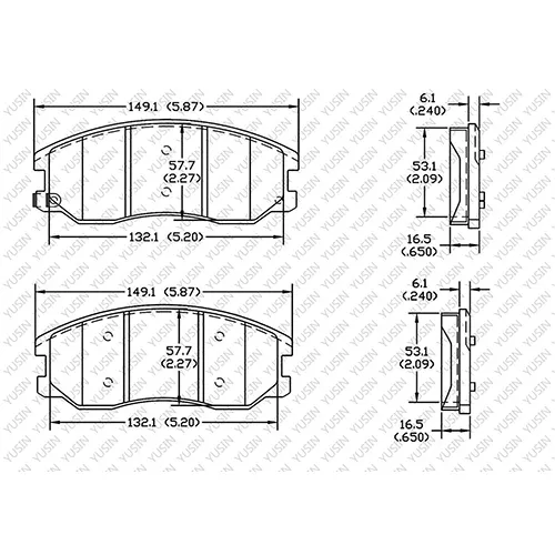 D1264 Front Brake Pad