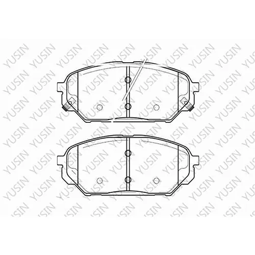 D1301 Front Brake Pad