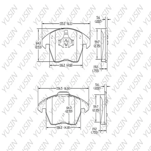 D1319 Front Brake Pad