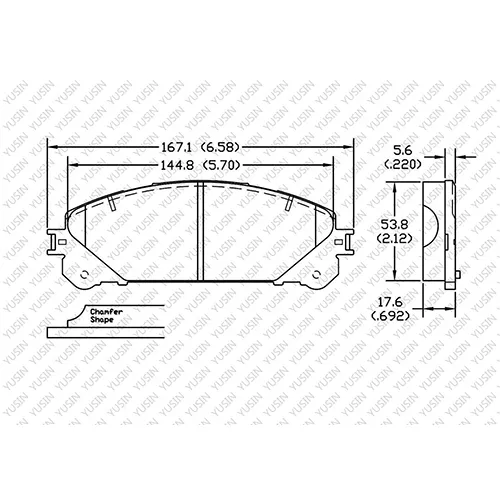 D1324 Front Brake Pad