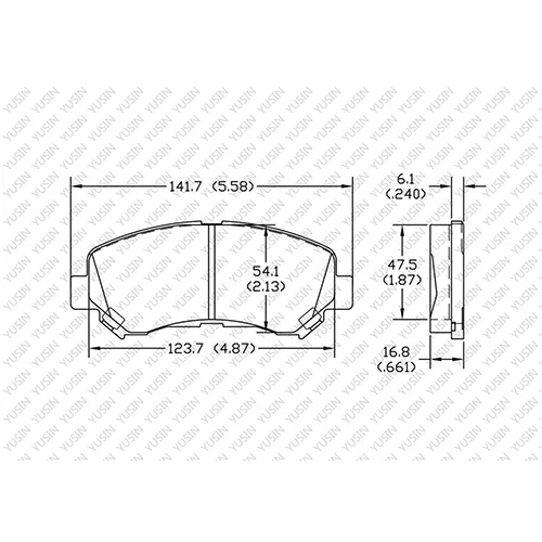 D1338 Front Brake Pad