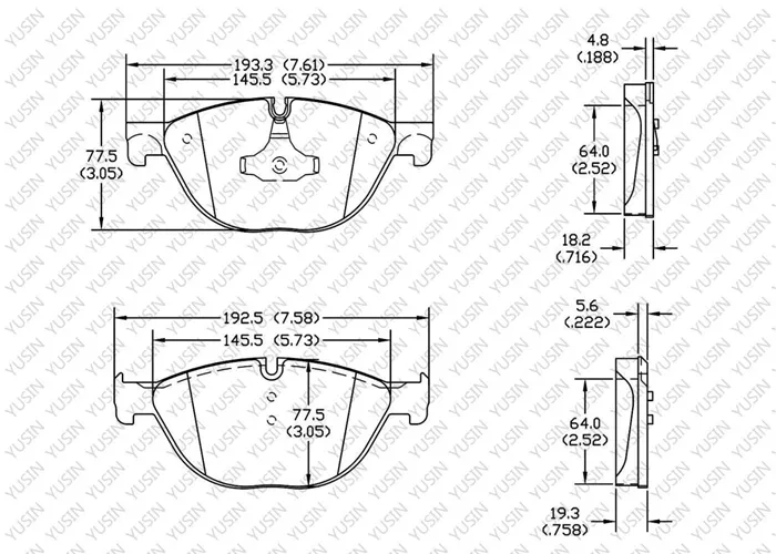 D1409 Front Brake Pad