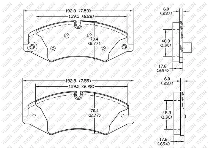 D1425 Front Brake Pad