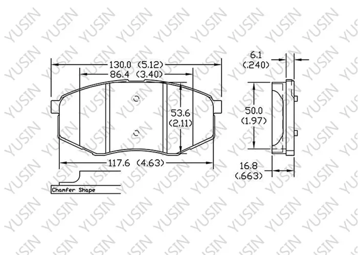 D1447 Front Brake Pad