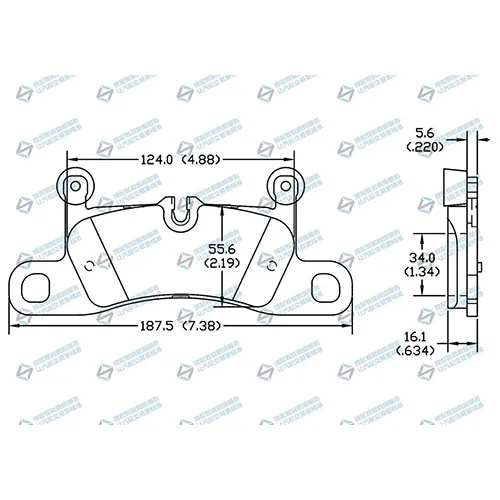 D1453 Rear Brake Pad