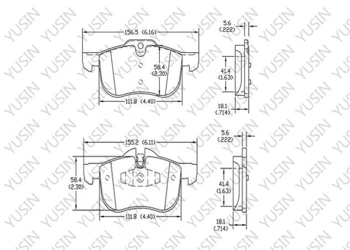 D1462 Front Brake Pad