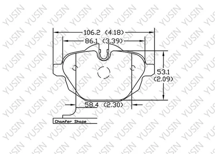 D1473 Rear Brake Pad