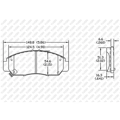 D1506 Front Brake Pad