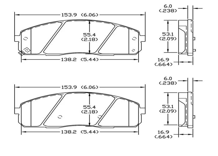 D1520 Front Brake Pad