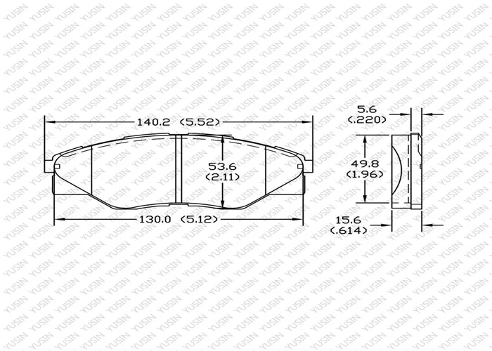 D1523 Front Brake Pad