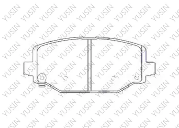 D1596 Rear Brake Pad