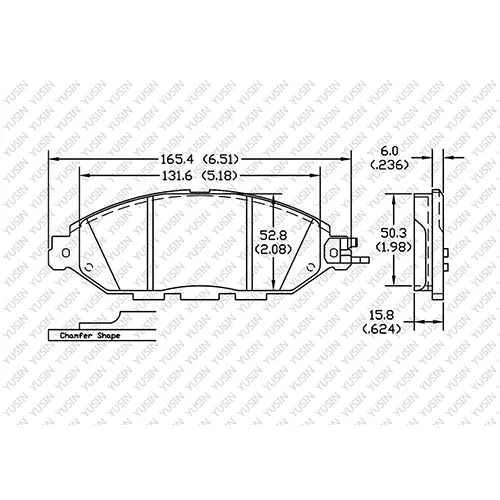 D1649 Front Brake Pad