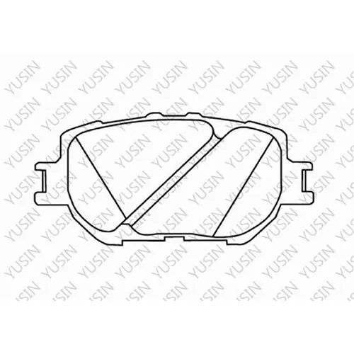 D1733 Front Brake Pad