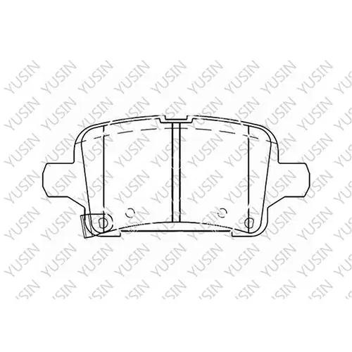 D1857 Rear Brake Pad