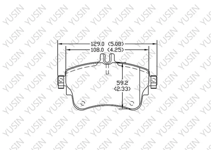 D1863 Front Brake Pad