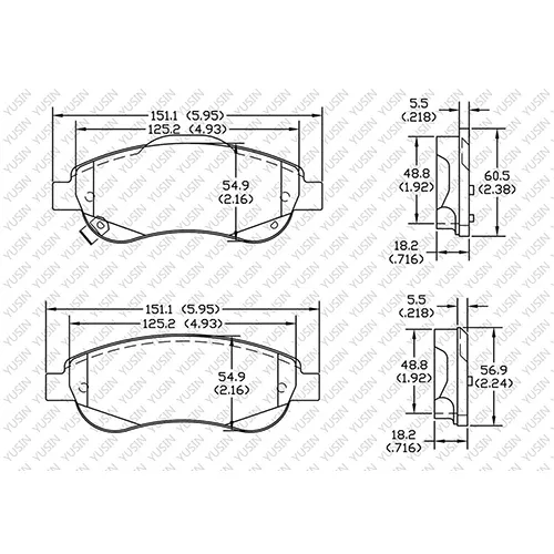 D1946 Front Brake Pad