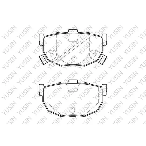 D323 Rear Brake Pad