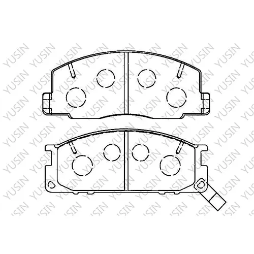 D388 Front Brake Pad