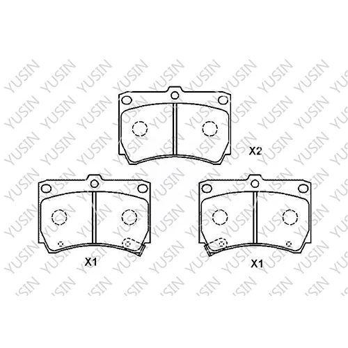 D466 Front Brake Pad