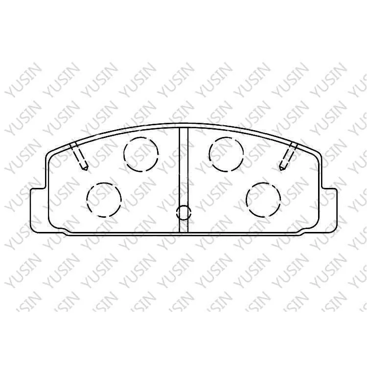 D482 Rear Brake Pad