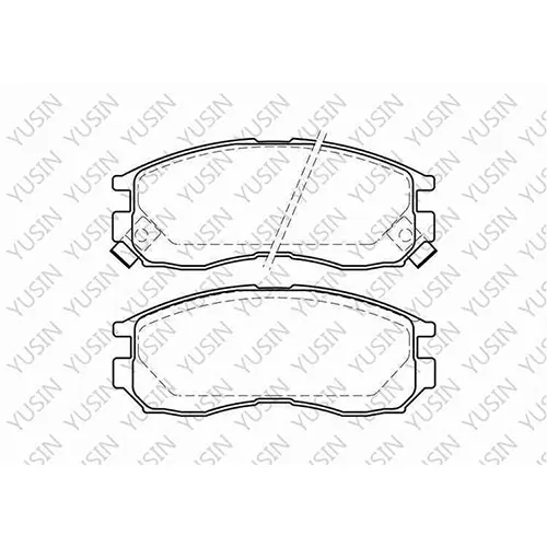 D484 Front Brake Pad