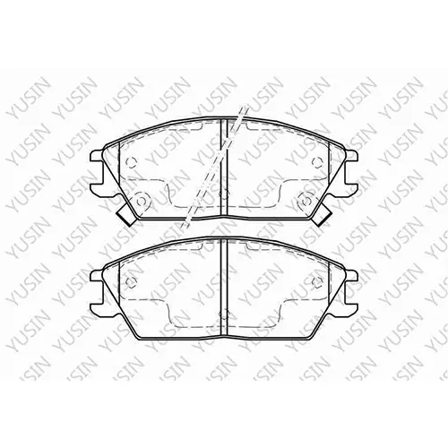 D497 Front Brake Pad