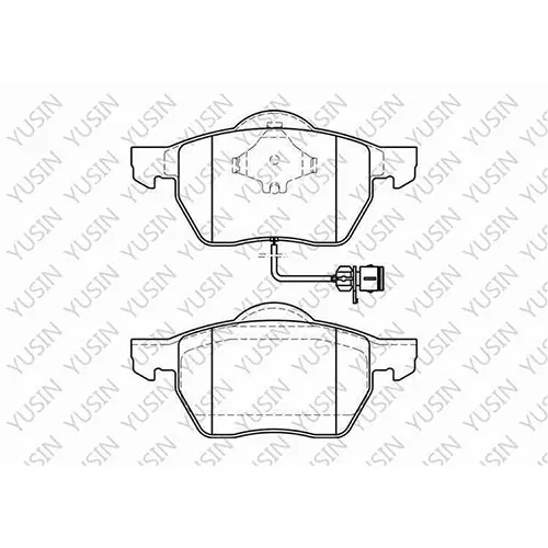 D555 Front Brake Pad