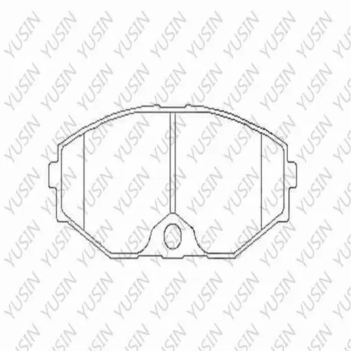 D587 Front Brake Pad