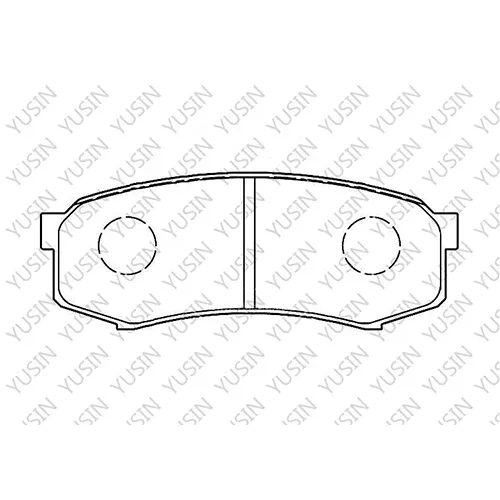 D606 Rear Brake Pad