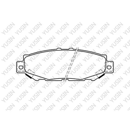 D613 Rear Brake Pad