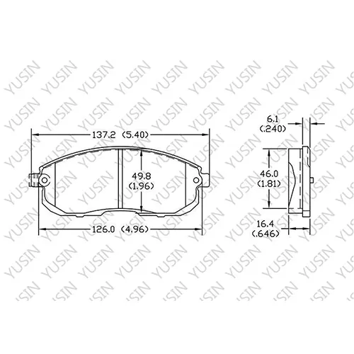 D653 Front Brake Pad