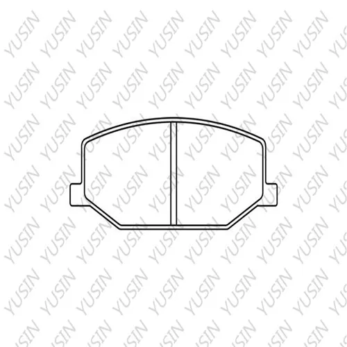 D660 front brake pad