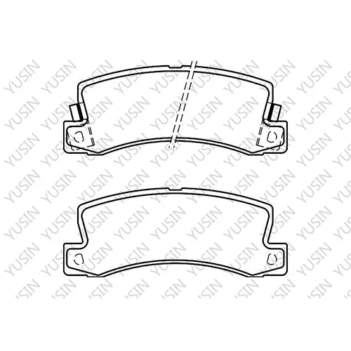 D685 Rear Brake Pad