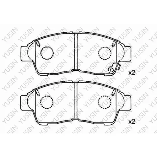 D695 Front Brake Pad