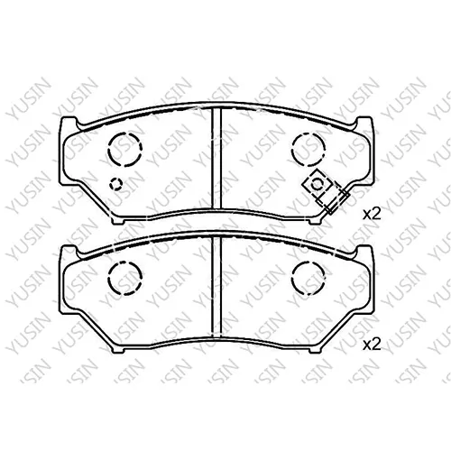 D807 Front Brake Pad