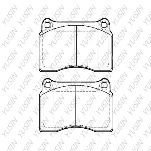 D810 Front brake pad