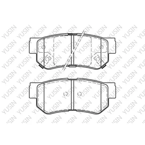 D813 Rear Brake Pad