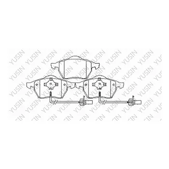 D836 Front Brake Pad